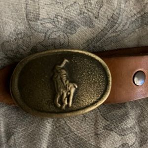 Vintage 1980s polo belt